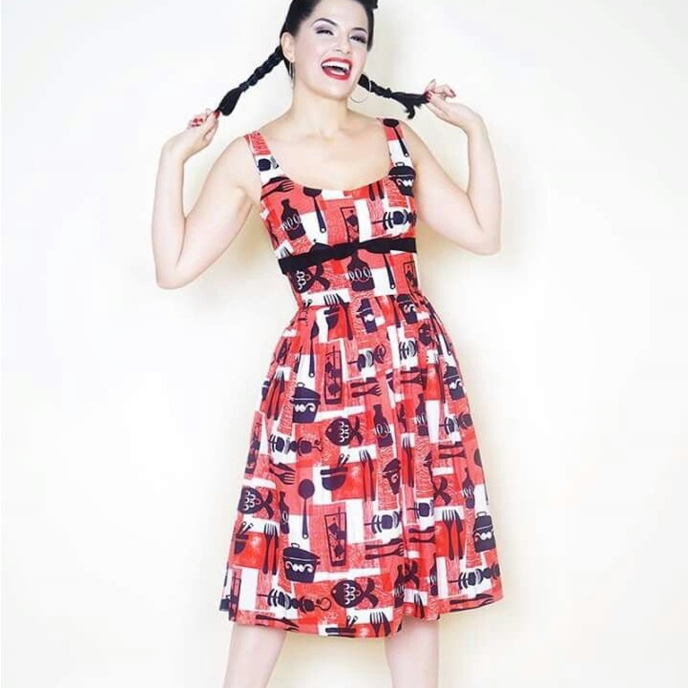 Bernie Dexter BBQ Picnic Dress Sz XS/S